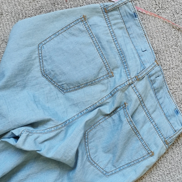 Free People style wide leg jeans pant - Picture 5 of 7